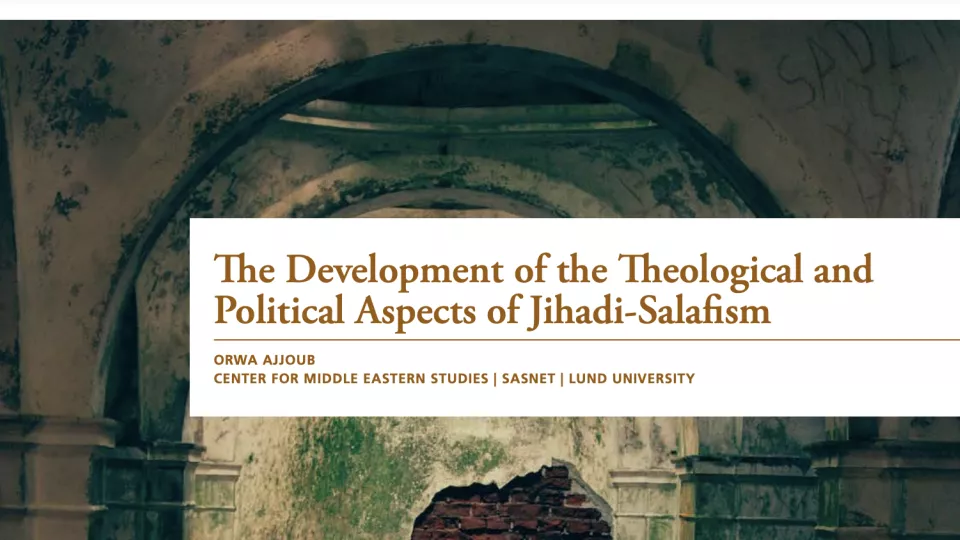 The Development of the Theological and Political Aspects of Jihadi-Salafism.Picture