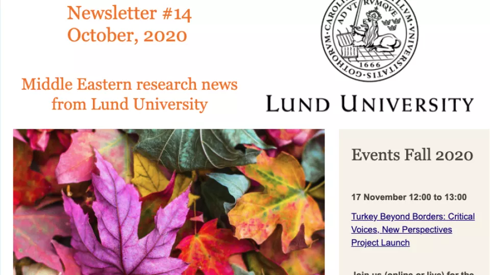 Middle Eastern research news from Lund University