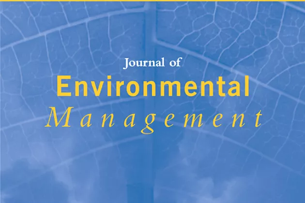 Cover of the Journal of Environmental Management
