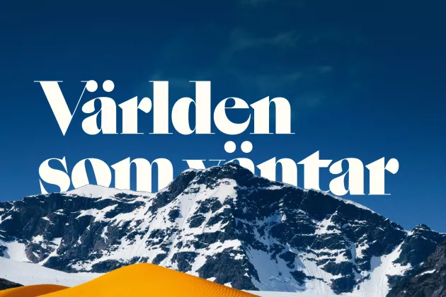 Cover of the Swedish book "Världen som väntar"