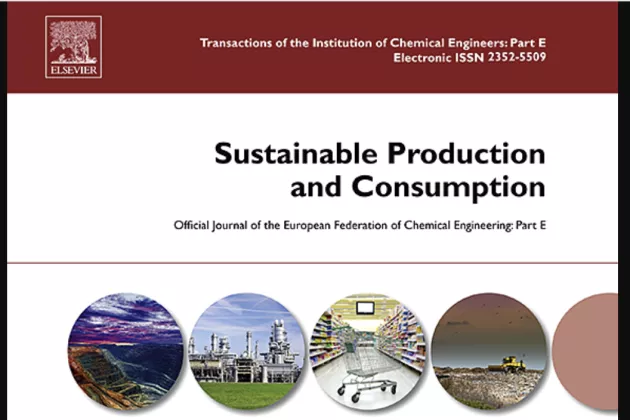 Cover of the journal "Sustainable Production and Consumption"