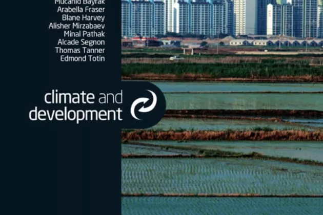 Cover of the journal Climate and Development.