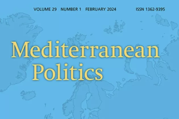 Cover of the journal "Mediterranean Politics"