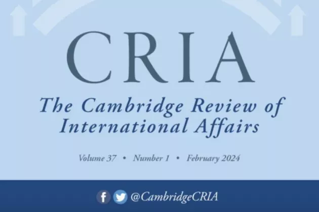 Cover of the journal "Cambridge Review of International Affairs"