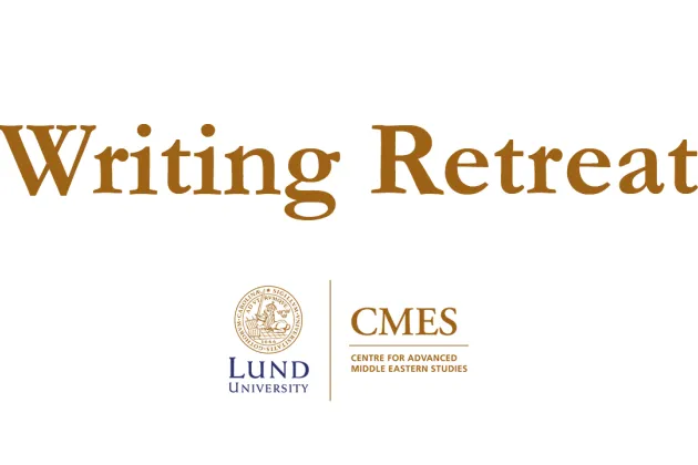Text Writing retreat and Lund University and CMES logo