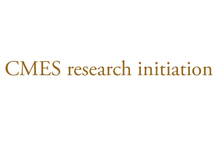 Text CMES Research initiation