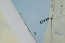 A map of Gaza