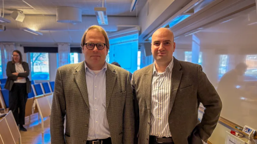 Left Martin Dribe, right Rami Zalfou